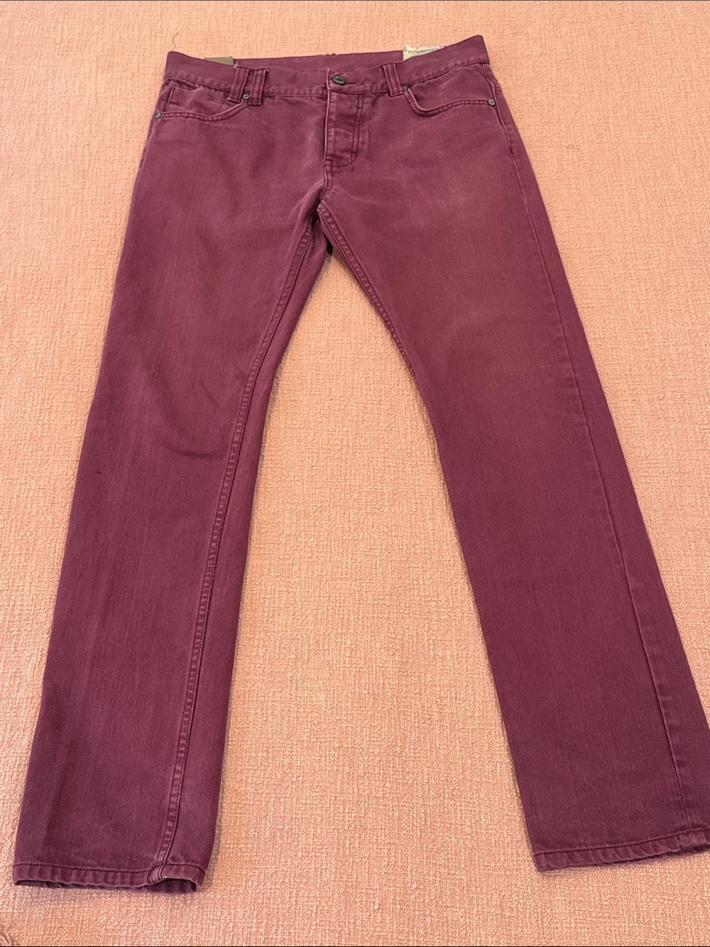 Aubergine / burgundy W34L32 Jeans Women's Straight Leg